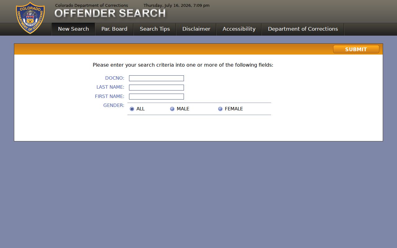 Saguache County criminal record check through the Colorado inmate locator